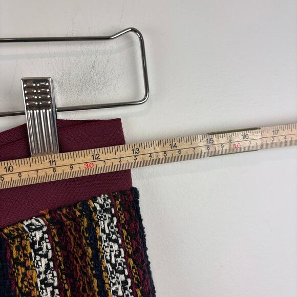 ZARA Flowy Fringe Wrap Skirt Striped Boho Moroccan Vacation Women’s M - Picture 7 of 10